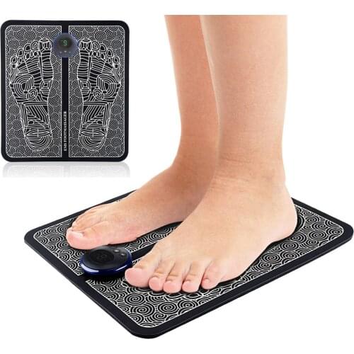 Pastsky Foot Massager Mat Electric EMS Health Care Muscle Stimulation Relieve Legs Boost Blood Circulation Body Ache Pain Relax