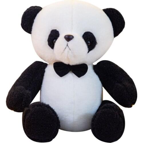 20-40cm Cute Panda Stuffed Animal Soft Sitting Panda Plush Toy Birthday Christmas Baby Gifts Boys' Dolls for Kids High Quality