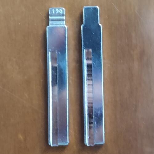 No.129 key blade for New Kia Hyundai (right )HY20 FLIP REMOTE KEY BLADE .129#CAR BLANK KEY BLADE