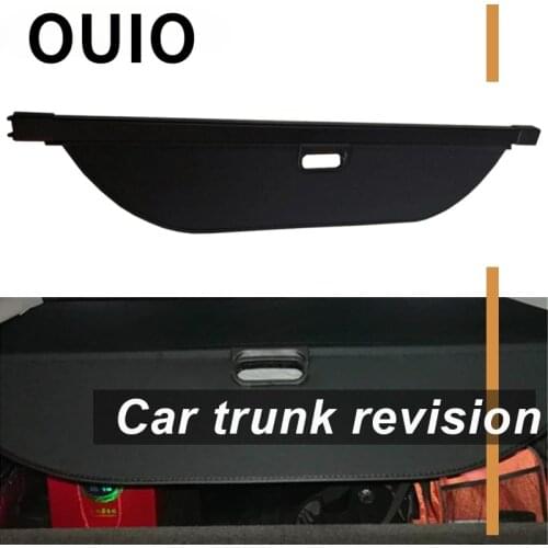 OUIO 1Set Car Rear Trunk Cargo Cover For Land Rover Discovery 5 2017 2018 Styling Black Security Shield Shade Auto accessories
