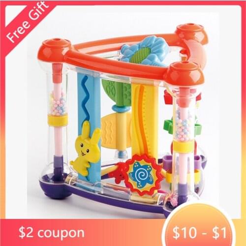 Baby Rattle Activity Rattle Educational Toys For Babies Grasping Infant Development Educational Toy Baby 0-12 Months climb Learn