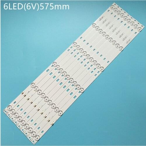 5set LED STRIP 55" NEW AND ORIGINAL QUALITY JS-D-JP5510-B61EC E55DU1000---4K FHD A/B 8A&1B IN 1TV 576.0MM*17.0MM*1.0T