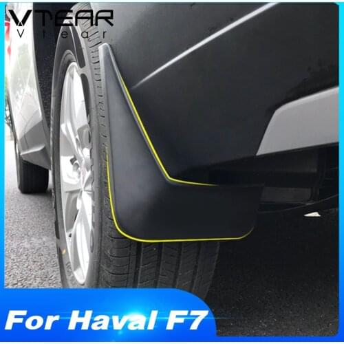 Vtear for Haval F7 F7X car fender flares splash guard cover exterior mud flaps mudguards car-styling auto extention accessories