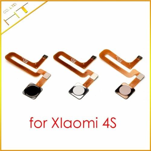 1pcs for Xiaomi 4S Fingerprint Sensor Home Return Key Menu Button Flex Cable Ribbon for Xiaomi Mi4S Mi 4S