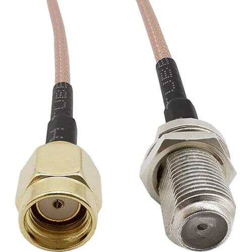 50CM RG316 F Female Socket to RP SMA Male Plug RF Coaxial SMA male plug jumper RG316 Adapter Wire Extension Cord