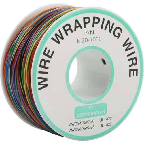8 Color Wire Wrapping Wrap AWG30 Ok Line Electrical Wire Line FOR Laptop Motherboard PCB Connect Welding
