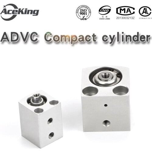 ADVC Double acting thin cylinder ADVC-12/16/20/25/32-5-10-15-20-25-50-A-R-A with magnetic ADVC12-5 ADVC16-5 ADVC20-10 ADVC25-10