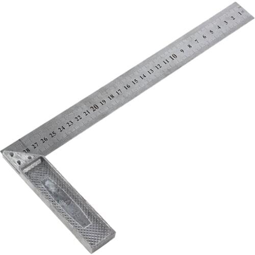 30cm aluminum handle with stainless steel scale Right Measuring Angle Square Ruler