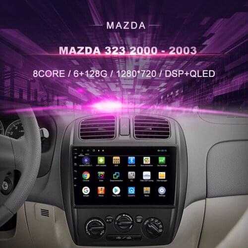 Car DVD For Mazda 323 2000 - 2003 Car Radio Multimedia Video Player Navigation GPS Android10.0 Double Din