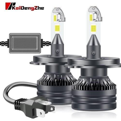 9-16V Canbus Car Headlight H4 LED Hi/Lo Beam 55W 9600lm 6000K Auto Headlamp Motorcycle Bulbs 360° Adjustment With Turbo Fan
