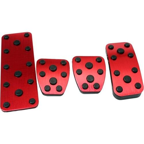 Auto Car Pedals Cover Gas Fuel Brake Pad Plate Cover For Subaru Legacy 2004 2005 Outback 2004 2005 2006 Forester 2003 2004 2005