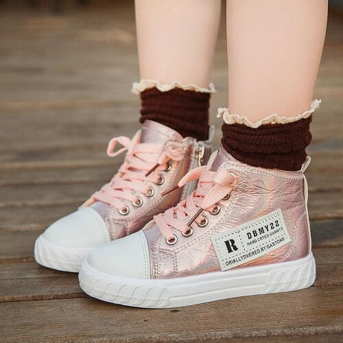 Children Shoes Pu Leather Waterproof Martin Boots Kids Snow Boots 2021 New Winter Girls Boys Rubber Boots Fashion Sneakers