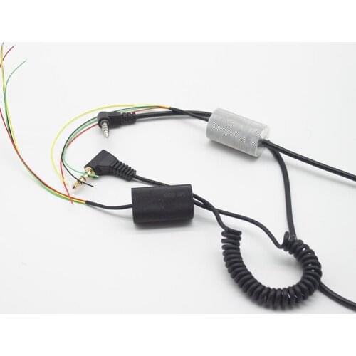 Electric Slip Ring 4 Core 1.4/1.7 Headphone Cable 14CL90 Drum Accessory for Visual Anchor Fish Device Mingyang 9000 Metal Wheel