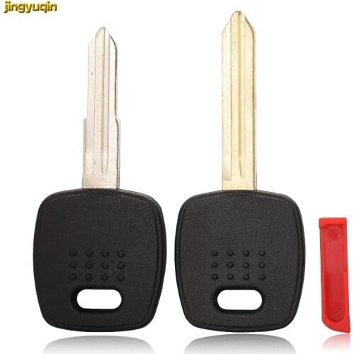 Jingyuqin 30pcs Remote Car Key Fob Shell For Nissan A32 A33 NSN14/NSN11 Uncut Left Blade Transponder Chip Fob