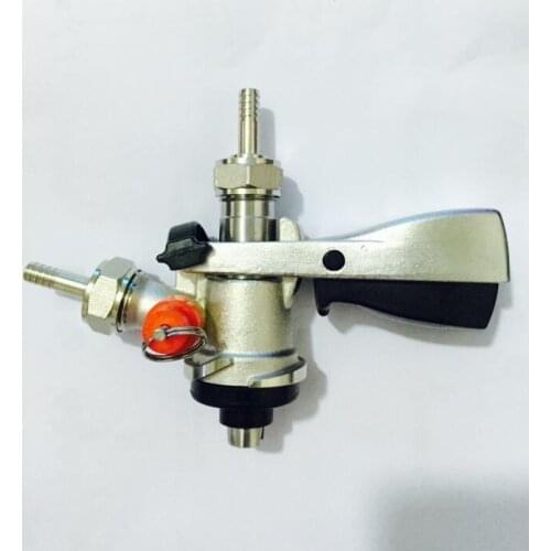 S type pressure blowing beer dispenser valve, Bar/Hote Kegerator Tap homebrew, Beer dispenser stainless steel handle brass valve