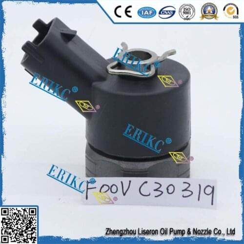 ERIKC F00VC30319 Diesel Pressure Control Valve F 00V C30 319 Injector High Speed Steel Solenoid Valve F00V C30 319 for 0445 110