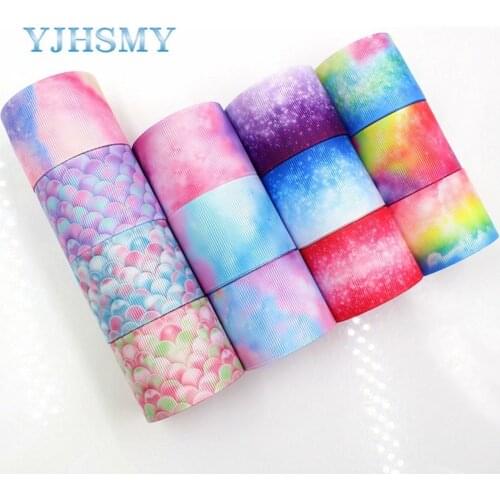YJHSMYG-G-18523-262(1\2'')38mm 5Yard/lot flash Printed grosgrain ribbon,accessories Webbing, DIY handmade materials