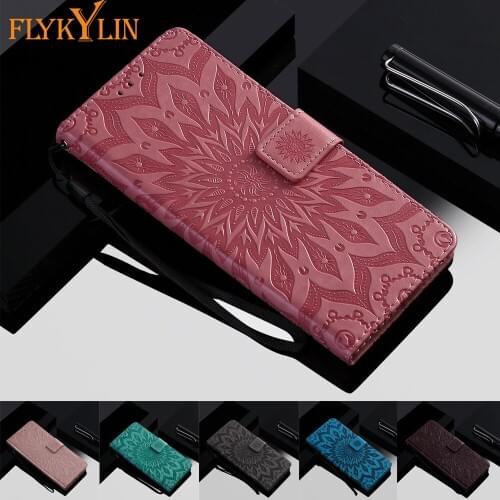 Leather Flip Case for Samsung Galaxy Samsung Galaxy S20 Plus S20 Ultra S5 S6 S7 Edge S8 S9 S10 Note 10 Plus 3D Flower Phone Case