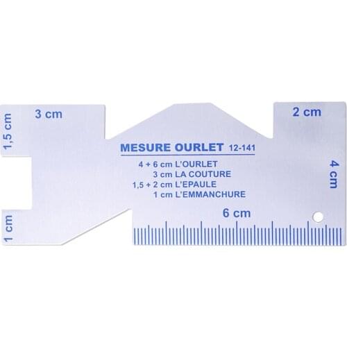 DIY Sewing Patchwork Ruler Aluminium Alloy Manual Sewing Measuring Ruler Knitting Quilting Dressmaking Measuring Gauge Tool