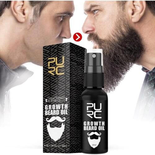Growth Beard Oil Grow Beard Thicker & More Full Thicken Hair Beard Oil For Men Beard Grooming Treatment Beard Care Solution