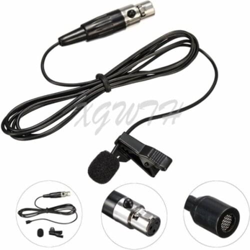 TA3F mini 3Pin XLR Tie Lavalier Lapel Omnidirectional Microphone for AKG Samson Wireless Pocket System
