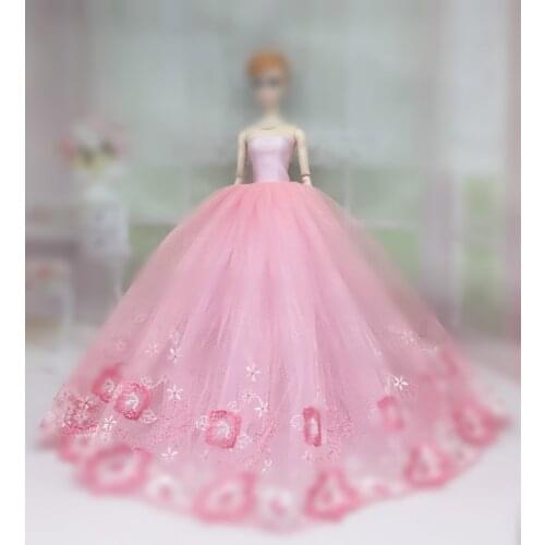 30cm Doll Dress Fashion Clothes Handmade wedding dress for licca For Barbie Doll Accessories Baby Toys Best Girl' Gift