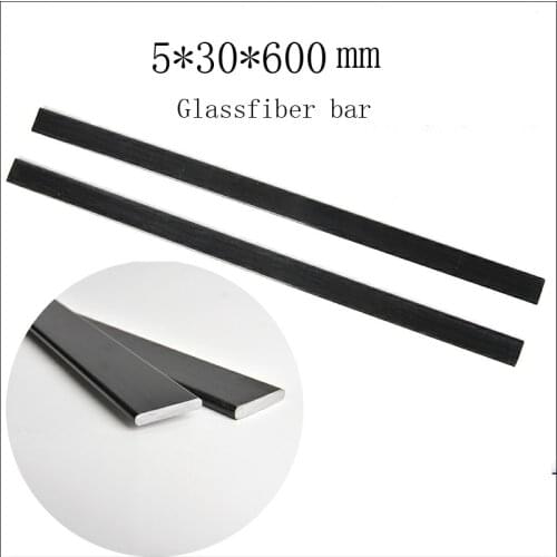 5mm*30mm*600mm black glassfiber bar/ strip