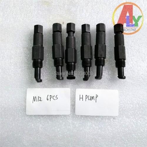Diesel pump H type pump maintainer retainer tools M12 6PCS