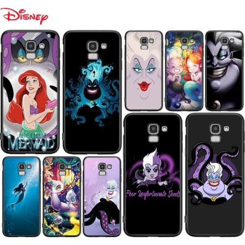 Silicone Cover Ursula The Little Mermaid For Samsung Galaxy J8 J7 Duo J6 J5 Prime J4 Plus J3 J2 Core 2018 2017 2016 Phone Case