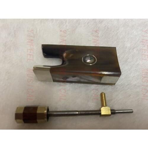 1pc of Ox Horn Wood Violin Bow Frog with Screw for Violinist Fiddle Player free shipping
