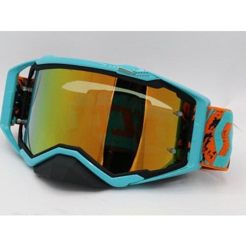 LOBINA MOTOR Motocross Sunglasses for Off-Road MTB ATV Dirt-Bike Helmet Goggles Eyes Protect Sand-Proof Glasses With FREE Bag