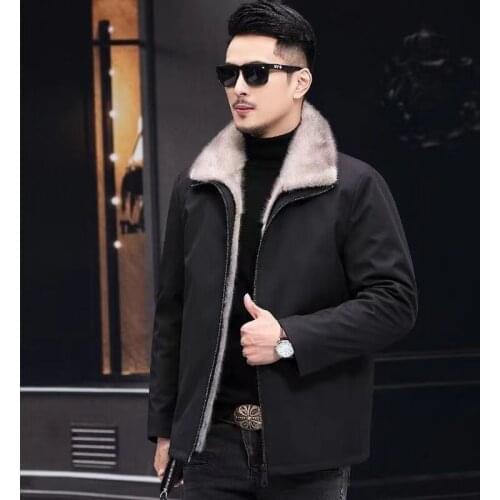 Thicken Mens Winter Coat Thick Parkas Jacket Men Outwear Turndown Collar Male Faux Fur Lined Snow Jacket Casaco Feminino Y120