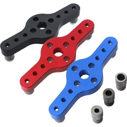 Vertical Pocket Hole Jig 6/8/10mm Woodworking Drilling Locator Wood Dowelling Self Centering Drill Guide Kit Hole Puncher