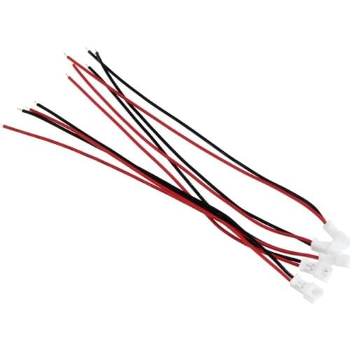 20Pair Micro JST PH 1.25 2 PIN Male Female Plug Connector With Wire Cables 100mm 62KD