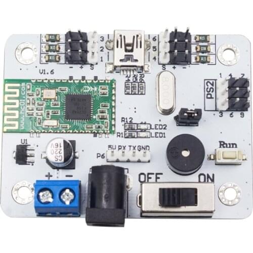 6 Way Servo Control Board With Power Switch /Robot Arm Controller