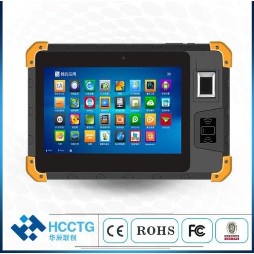 8 Inch NFC Fingerprint Industrial IP67 Biometric Touch Screen Rugged Tablet Android 6.0 Tablet HCC-Z200