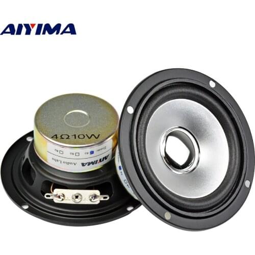 AIYIMA 2Pcs 3Inch 4 Ohm 10W Full-Range Tweeter Speakers Loudspeaker DIY HIFI Loudspeaker Car Stereo Home Theater
