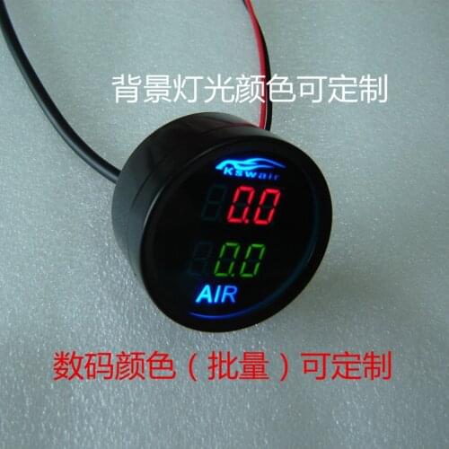 Car Shock Absorber Modified Digital Display Pressure Gauge Shock Absorber Modified Pressure Gauge 2 Inch 52mm Modified Car Instr