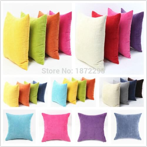 Free Shipping 30X50cm 35X50cm 40X60cm 55X55cm 4.5Wales Nylon/ Polyester Corduroy Like Corn Kernels Cushion Cover HT-NPCJC-B-L