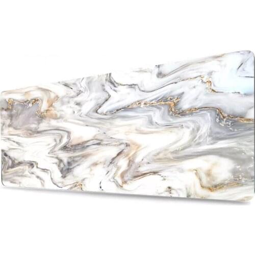 90X40/80x30cm Large Marble Desk Pad Gaming Accessories Mouse Pad Waterproof Desk Mat Computer Keyboard Table Decoration Cover