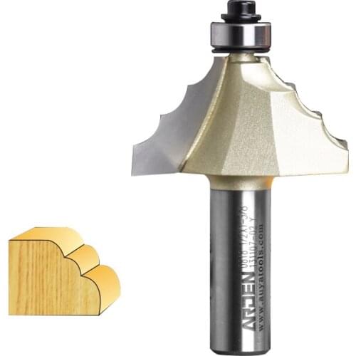 Woodworking Tool Double Round-Over Router Bit - 1/2*1/2-12.7mm " Shank - Arden A1205018