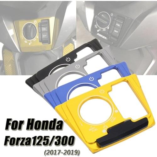For Honda Forza 125 Forza 300 Forza300 Forza125 2017-2019 Motorcycle key lock seat lock cover decorative cover