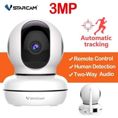 Vstarcam 3MP 2MP IP Camera C46s Wifi Camera Mobile Human Detection Surveillance Camera IR Night Vision Baby Camera Pet Camera