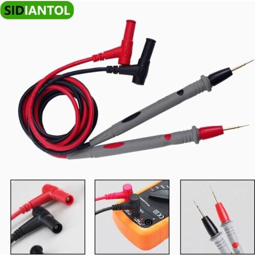 20A 1000V Test Probe Leads Pin for Digital Multimeter Sharp Needle Tip Multi Meter Tester Probe Wire Pen Cable