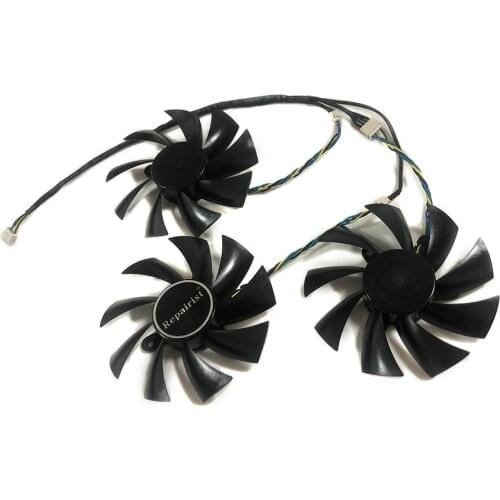 R9-290X Alternative GPU VGA Cooler Fans Graphics card fan For DATALAND Powercolor DEVIL13 DualCore R9 290X 8G Video Card cooling