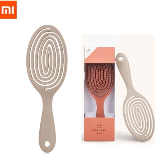 Xiaomi Massage Relaxing Magic Hair Brush Elastic Comb Portable Brushes Head Combs