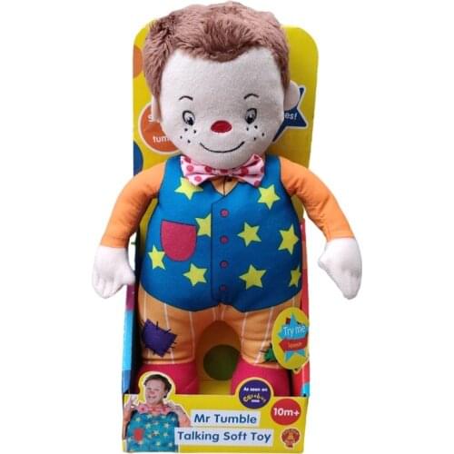 New Talking Mr Tumble Plush Stuffed Toy Dolls 24cm KIds Birthday Gift