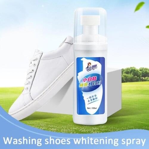 1pc White Shoes Cleaner Whiten Refreshed Polish Cleaning Tool For Casual Leather Shoe Sneakers TB Shoe Brushes