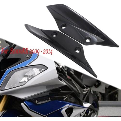 Motorcycle Front Fairing Panel Cover Case Wing For BMW S1000RR 2009 - 2014 2010 2011 2012 2013 Carbon Fiber Black Clear Fairings