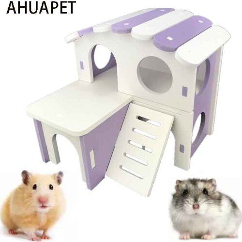 Pet Hammock Casa Hamster Small Animal Supplies Rodent Cage Nest Mini Guinea Pig Casa Hamster De Pepa Pig Plastic Cute Small Pet